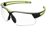 Schutzbrille Avatar Plus EN166,EN170,UKCA B&uuml;gel grau/gr&uuml;n,Scheibe klar