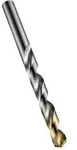 Spiralbohrer DIN 338 TypN A002 D.11.1mm HSS profilgeschl.Blank/TiN Zyl.schaft