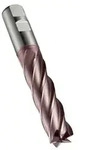 Schaftfr&auml;ser C295 DIN 844 L D.40mm Schneiden-L.125mm HSS-E-PM TiCN 30Grad Z.6