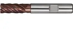 Schaftfr&auml;ser DIN 6527L D.10mm VHM TiAlN 35-38Grad HB Z.6 lang TECWERK