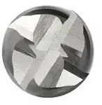Schaftfr&auml;ser C299 DIN 844 K D.8mm Schneiden-L.19mm HSS-E-PM Blank 45Grad Z.4