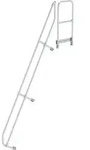 G&uuml;nzburger Steigtechnik zweiter Handlauf f&uuml;r Treppe mit Plattform 60&deg; mit 12