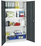 Stumpf Werkzeug- und Materialschrank Serie 3000 lichtgrau / anthrazitgrau + 4