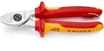 Knipex Kabelschere mit Befestigungs&ouml;se verchromt, isoliert mit