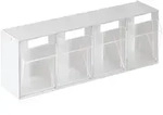 Lockweiler Klarsichtmagazin H 207 x B 600 x T 172 mm wei&szlig; - 1500413