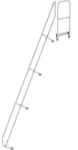 G&uuml;nzburger Steigtechnik zweiter Handlauf f&uuml;r Treppe mit Plattform 60&deg; mit 15