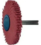 Radialb&uuml;rstenscheibe Sunburst D.51mm K.220 Rot 10000min-1 TYROLIT