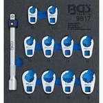 BGS Werkstattwageneinlage 1/6: Hahnenfu&szlig;schl&uuml;ssel-Satz SW 10 - 19 mm 10 mm (3/8")