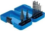 BGS Stufenbohrer- und Spiralbohrer-Satz HSS &Oslash; 4 - 12 / 4 - 20 mm 2 - 5 mm 10tlg. -