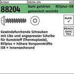 Gewindefurchendeschraube R 88204 Liko ISR 3x10-T10 Stahl geh.galv.verz. 1000St.