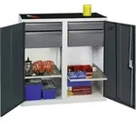 Stumpf Werkzeug- und Materialschrank Serie 3000 lichtgrau / anthrazitgrau + 2