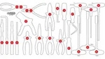 KS TOOLS leere Schaumstoffeinlage zu 813.0024 - 813.0024-97
