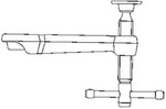 Bessey Gleitb&uuml;gel kpl. mit Knebelgriff f&uuml;r Ganzstahlschraubzwinge classiX...