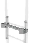 G&uuml;nzburger Steigtechnik Ausstiegstritt Stahl-verzinkt 520 mm Spaltbreite 150 mm -