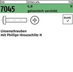 Flachkopfschraube ISO 7045 PH M2,5x8-H 4.8 galv.verz. 2000St.