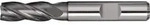 Schaftfr&auml;ser DIN 844 TypN D.4mm HSS-Co8 TiCN Weldon Z.4 kurz TECWERK