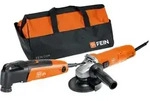 FEIN Vorteils-Combo Netz: Compact-Winkelschleifer CG 7-125 & MULTIMASTER MM 300...