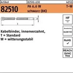 Kabelbinder R 82510 innenverz. 8,8x813 /222 PA 6.6 W sw 25St. HELLERMANNTYTON