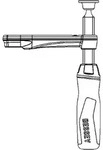 Bessey Gleitb&uuml;gel kpl. mit 2K-Griff f&uuml;r Ganzstahlschraubzwinge GZ25 (Auslad....