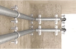 Fischer 50x Schraubabstandsschelle Metall AM 24 - 060193