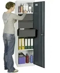 Stumpf Werkzeug- und Materialschrank Serie 3000 lichtgrau / anthrazitgrau + 3