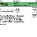 Gewindefurchendeschraube DIN 7500 SEKO PZ MM 8x50-Z Stahl galv.verz. 250St.