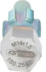 KS TOOLS Gewindeschneider mit F&uuml;hrungsbolzen f&uuml;r Temperatursensoren M14 x 1,5 -