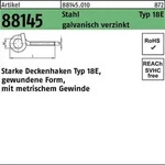 Deckenhaken R 88145 Typ 18E M10x 120x 22 Stahl galv.verz. 20 St&uuml;ck