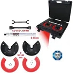 KS TOOLS Audi und Seat Teleskop-Centerspanner-Satz f&uuml;r innenliegende Federn 11tlg. -