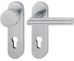 HOPPE Kurzschildgarnitur Ams.E58/353KH/1400 VA F69 PZ rd Wechselgrt - 10721522