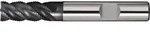 Schaftfr&auml;ser DIN 6527L Typ NR-UNI D.8mm Einsatz-L.25mm VHM TiAlN HB Z.4 lang TW