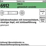 Zylinderschraube DIN 6912 Innen-6kt M8x30 010.9 galv.verz. 200St.