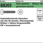 Gewindefurchendeschraube R 88203 Liko ISR 3x12-T10 Stahl geh.galv.verz. 1000St.