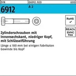 Zylinderschraube DIN 6912 Innen-6kt M10x 16 A 2 100 St&uuml;ck