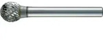 Fr&auml;sstift KUD D.6mm Kopf-L.5mm Schaft-D.3mm HM Verz.Kreuz TECWERK