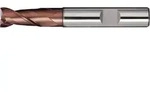 Bohrnutenfr&auml;ser DIN 6527L TypN D.8mm Einsatz-L.25mm VHM TiAlN HB Z.2 TECWERK