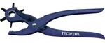 Revolverlochzange Gesamt-L.240mm 2/2,5/3/3,5/4 u.5mm blau pulv.TECWERK