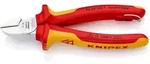 Knipex Seitenschneider mit Befestigungs&ouml;se verchromt, isoliert mit