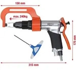 KS TOOLS Druckluft-Schwei&szlig;punkt-Bohrmaschinen-Satz 3tlg. - 515.1310