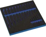 Werkzeugmodul Leereinlage 2/3-Modul 2000 871 235 18-tlg.TECWERK