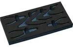 Werkzeugmodul Leereinlage 1/3-Modul 2000 871 242 6-tlg.TECWERK