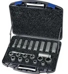 ASW Kraftsteckschl&uuml;sselsatz 720 KLS 21 OL 21tlg1/2" kurz und lang 6-kant - 173803