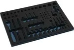 Werkzeugmodul Leereinlage 3/3-Modul 2000 871 254 71-tlg.TECWERK