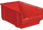 LA-KA-PE Sichtlagerkasten L 500 / 450 x B 300 x H 200 mm rot - LK1B ROT