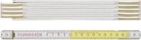 BMI 984914300WG, BMI Gliederma&szlig;stab 9143 L.3m B.16mm mm/cm EG III Buche wei&szlig;-gelb -