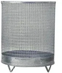 Abfallkorb H600xD500 mm 118 l - NR. 7