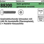 Gewindefurchendeschraube R 88200 Liko PZ 3x6-Z Stahl geh&auml;rtet galv.verz....