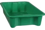 Drehstapelbeh&auml;lter PP gr&uuml;n L590xB380xH135mm - K400/05 28405017