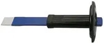 Schlitz-/Flachmei&szlig;el Schneiden-B.26mm 26x7mm m.Handschutz CV-Stahl TECWERK