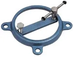 Drehteller f.Backen-B.100mm 2 Befestigungsl&ouml;cher TECWERK